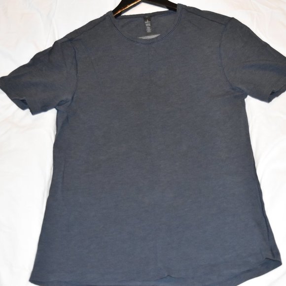 Lululemon 5  Year Basic Tee Heathered Nautical Navy - Picture 1 of 14